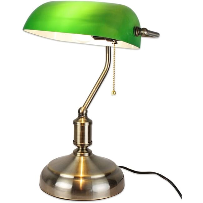 Lampe De Table Banquier Avec Chaîne (sku Produit : 95197490 Sku Offre : Lehuamwj661)