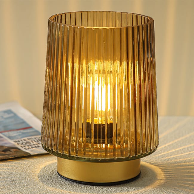 Lampes De Table Pour Chambre À Coucher, Lampe Alimentée Par Batterie Sans Fil Avec Ampoule Led, Lampe De Chevet Décorative
