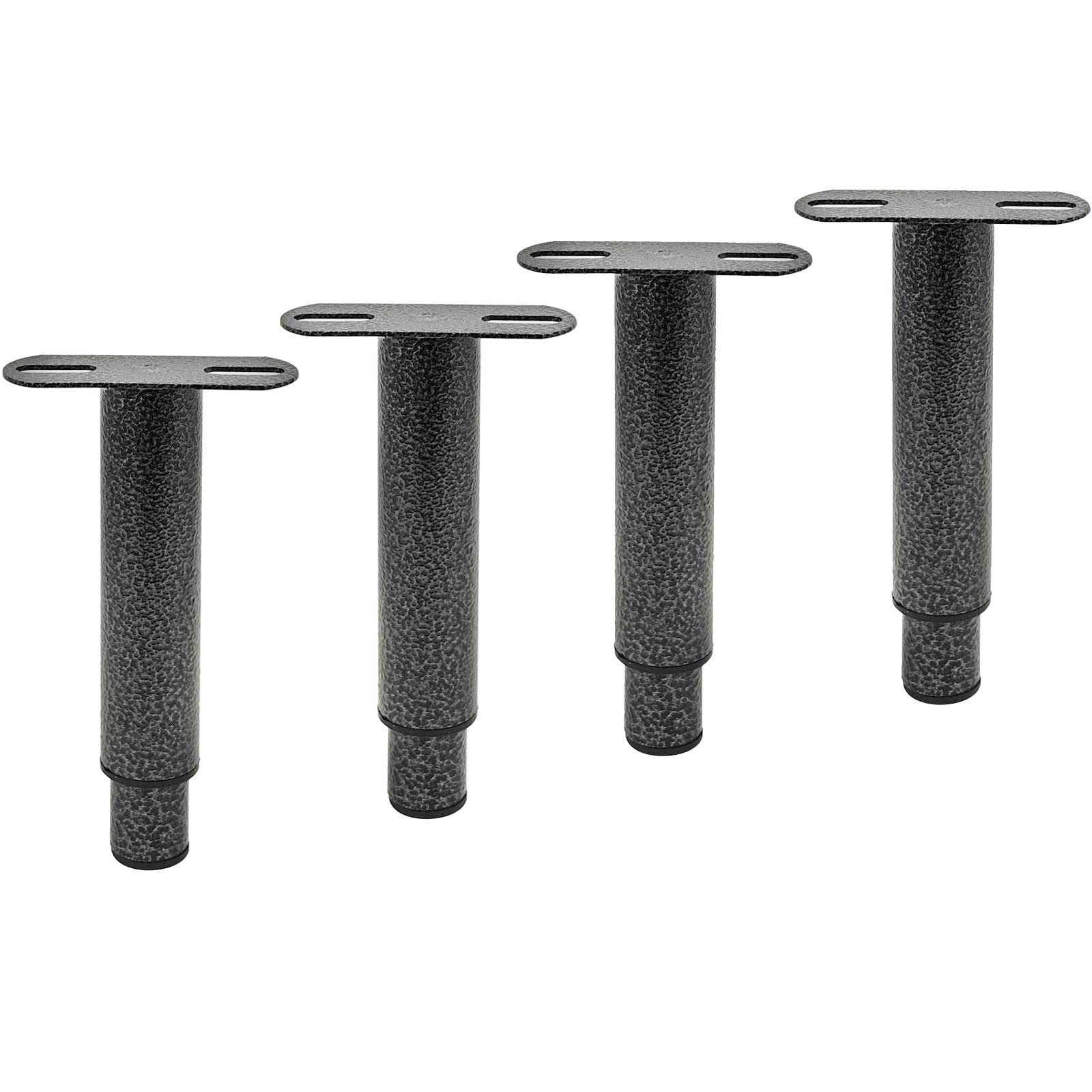 Pieds De Meubles - Pieds De Meubles En Métal Réglables, Lot De 4, Pieds De Canapé En Forme De T, Pieds De Rechange Pour Coiffeuse, Armoire, Canapé, Lit, Chaise, Table, Pouf, Pièces Détachées Pour Bric