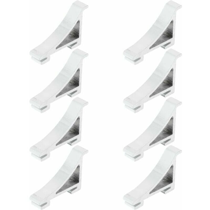 8pcs Frigo Tarifs De Tablette Support De Clip De Tablette Pour Réfrigérateur Congélateur De Refroidisseur