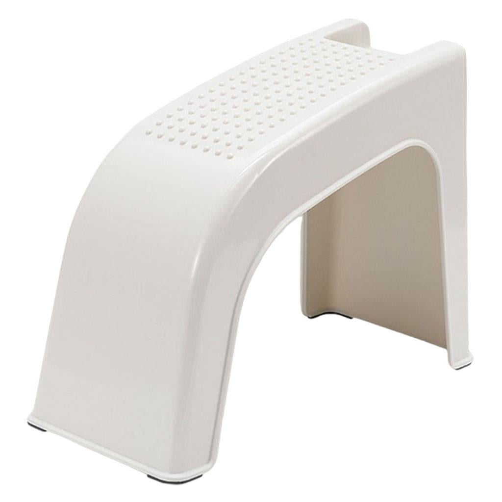 Shower Foot Rest Stand Multifunctional Shower Foot Stool Fit For Adults White