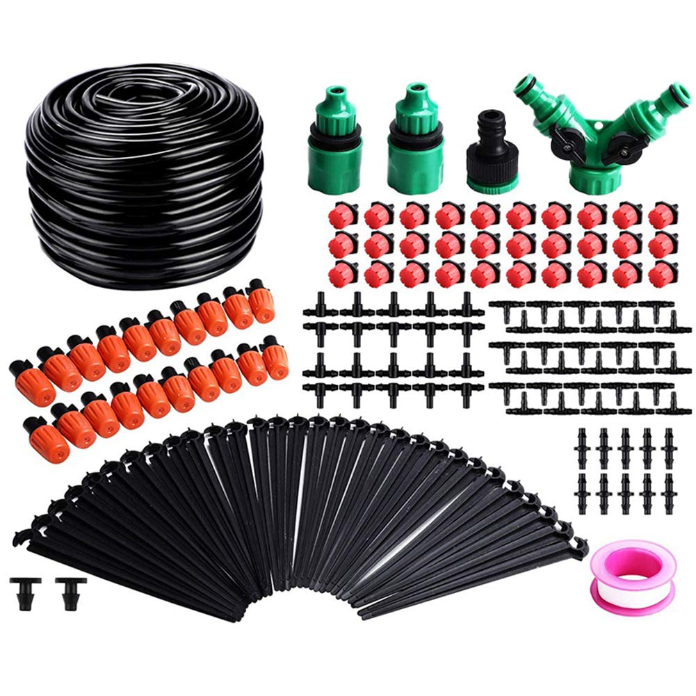 Système D'Irrigation De Jardin, Kit D'Irrigation Goutte À Goutte De 30 M, Kit De Buses D'Irrigation Goutte À Goutte À Goutte Pour Plantes
