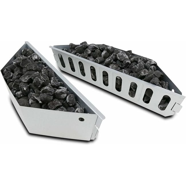 Lot De 2 Paniers À Charbon Pour Weber 7403, One Touch, Master Touch Et Tous Les Autres Barbecues De 47, 57 Et 67 Cm (sku Produit : 96442566 Sku Offre : Mkh25.6.16-2)