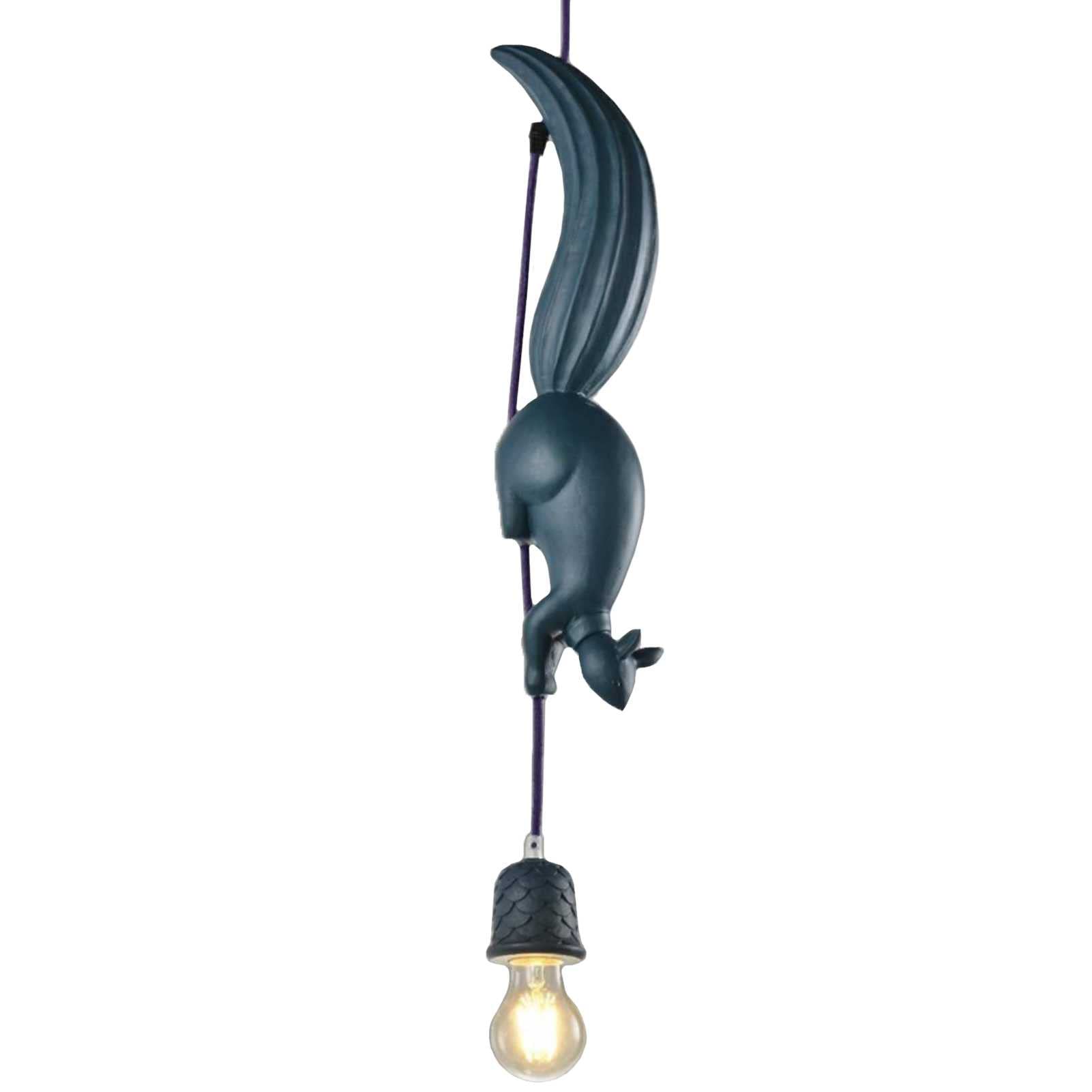 Lustre Moderne, Plafonnier Créatif En Forme D'Écureuil Animal, Lustre Réglable En Résine, Lampe De Puériculture