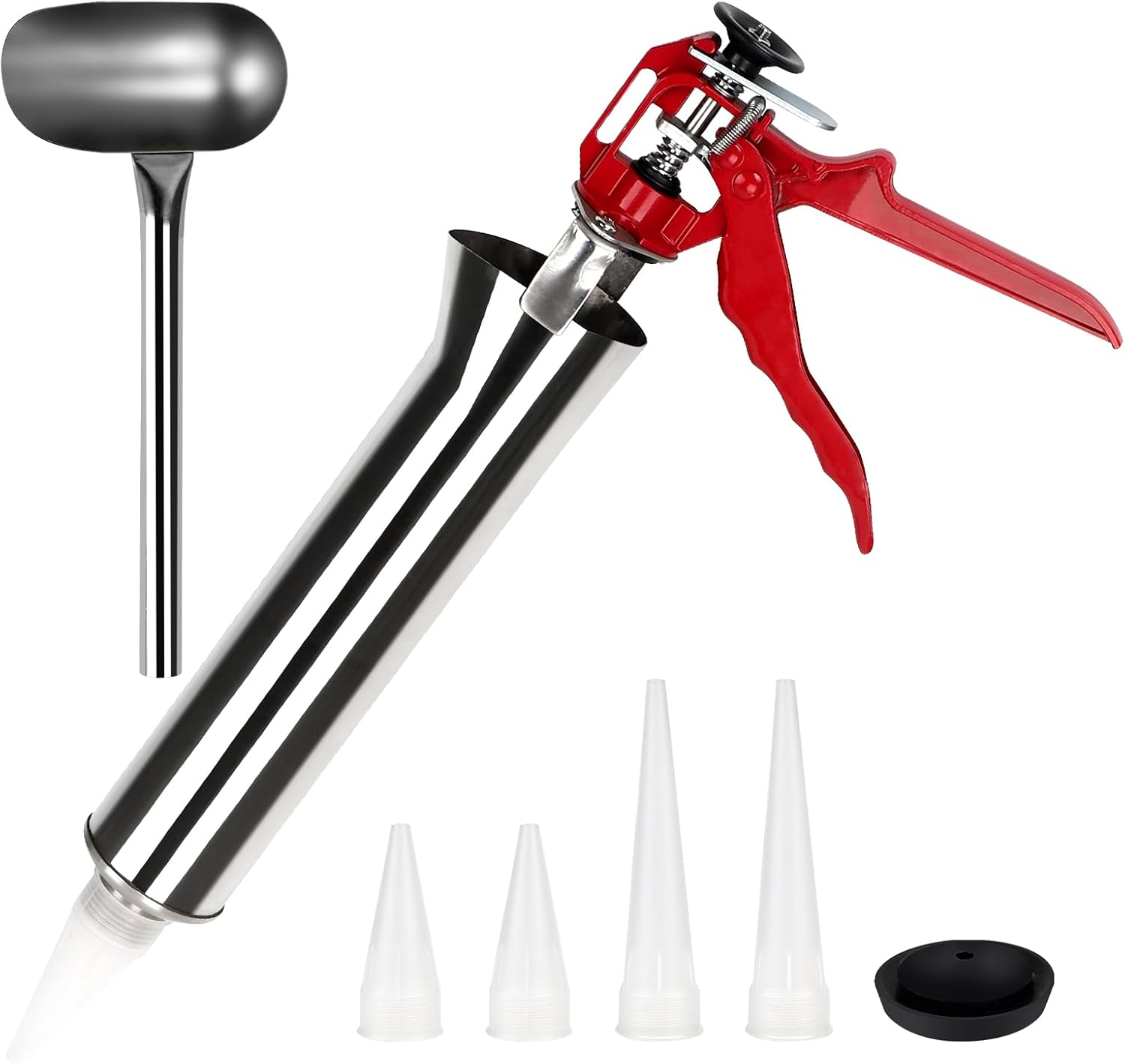 Pistolet À Calfeutrer Ciment En Acier Inoxydable Pistolet À Coulis Pour Mortier Professionnel Pistolet Applicateur De Mortier Pompe À Béton