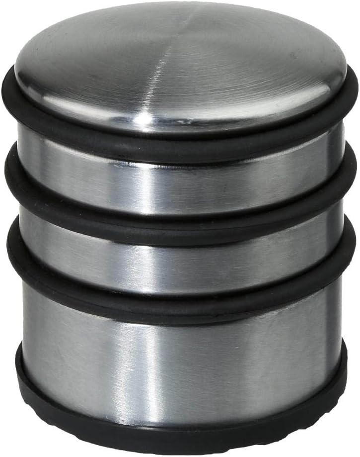 Stop Porte Sol - Lot De 1 Stop-portes - En Acier Inoxydable- Solide & Pratique ⌀ 7 Cm, Hauthor 8 Cm