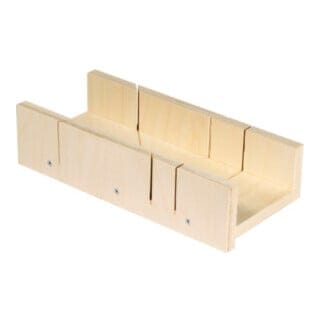 Schneidlade aus Holz mit Seitenwand, 300 x 104 x 50 mm - Bahco