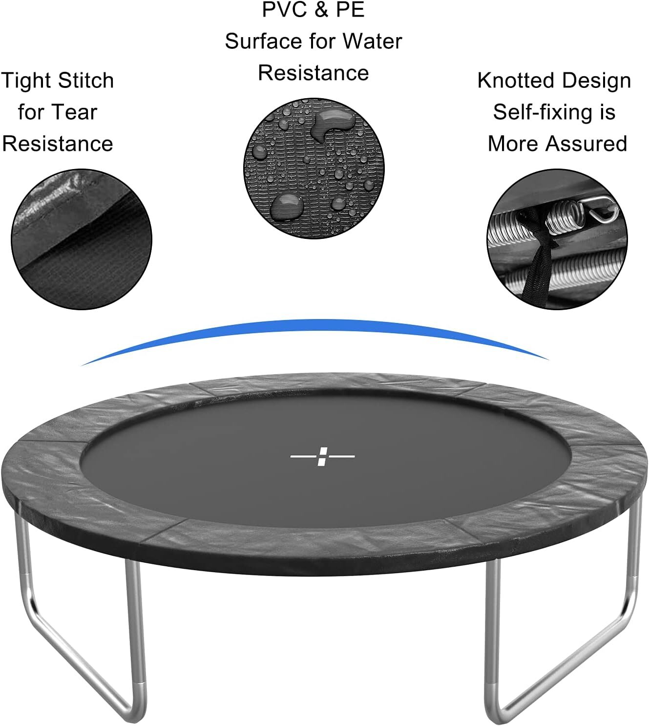 6ft Trampoline Cover,trampoline Replacement Safety Pad, Trampoline Accessories Safety Spring Cover Round Frame Pad