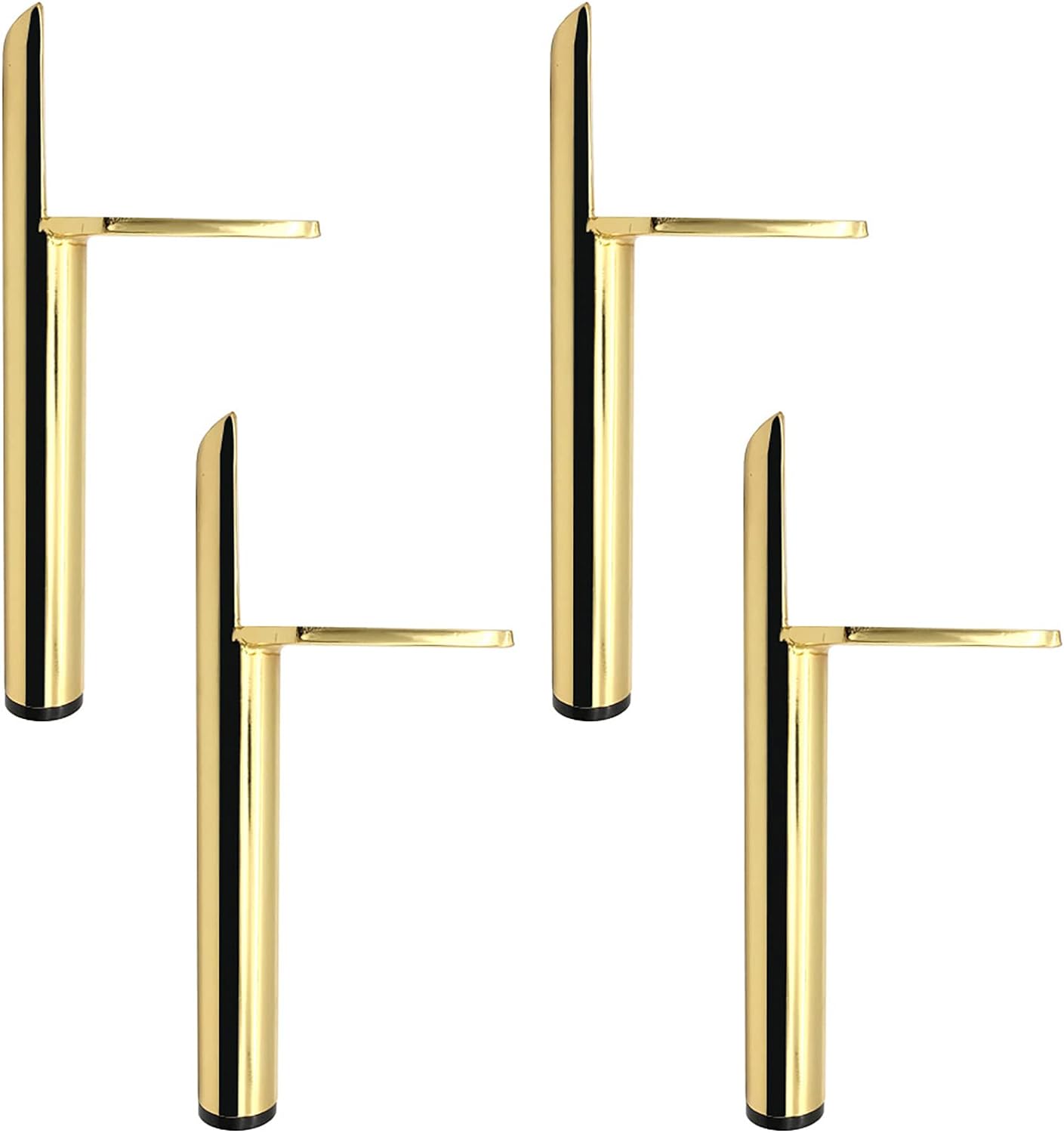 Stück 18 Cm Goldene Metall-ersatzmöbelbeine Für Sofa, Couchtisch, Tv-schrank, Bett Und Andere Möbel (18 Cm, Gold)