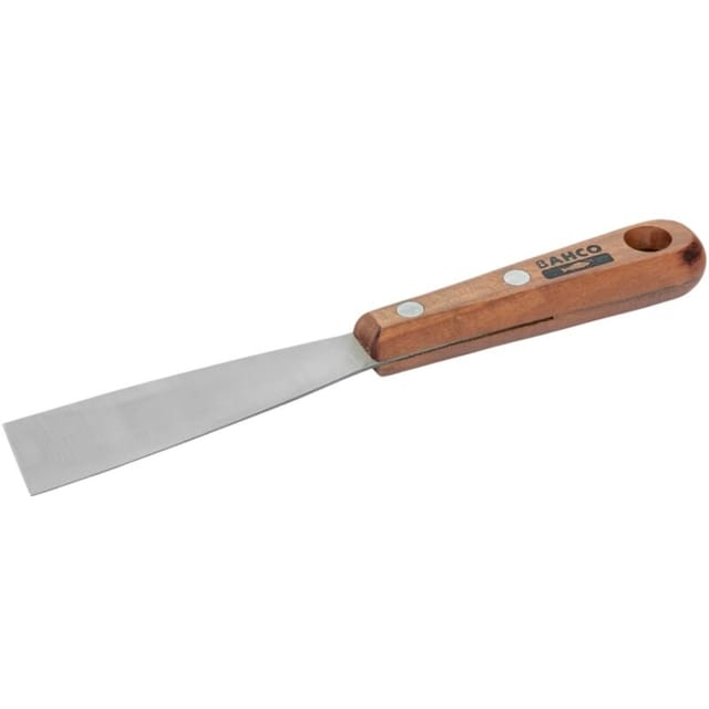 Bahco Farbschaber mit Kohlenstoffstahl-Klinge und Holzgriff, 100 x 234 mm