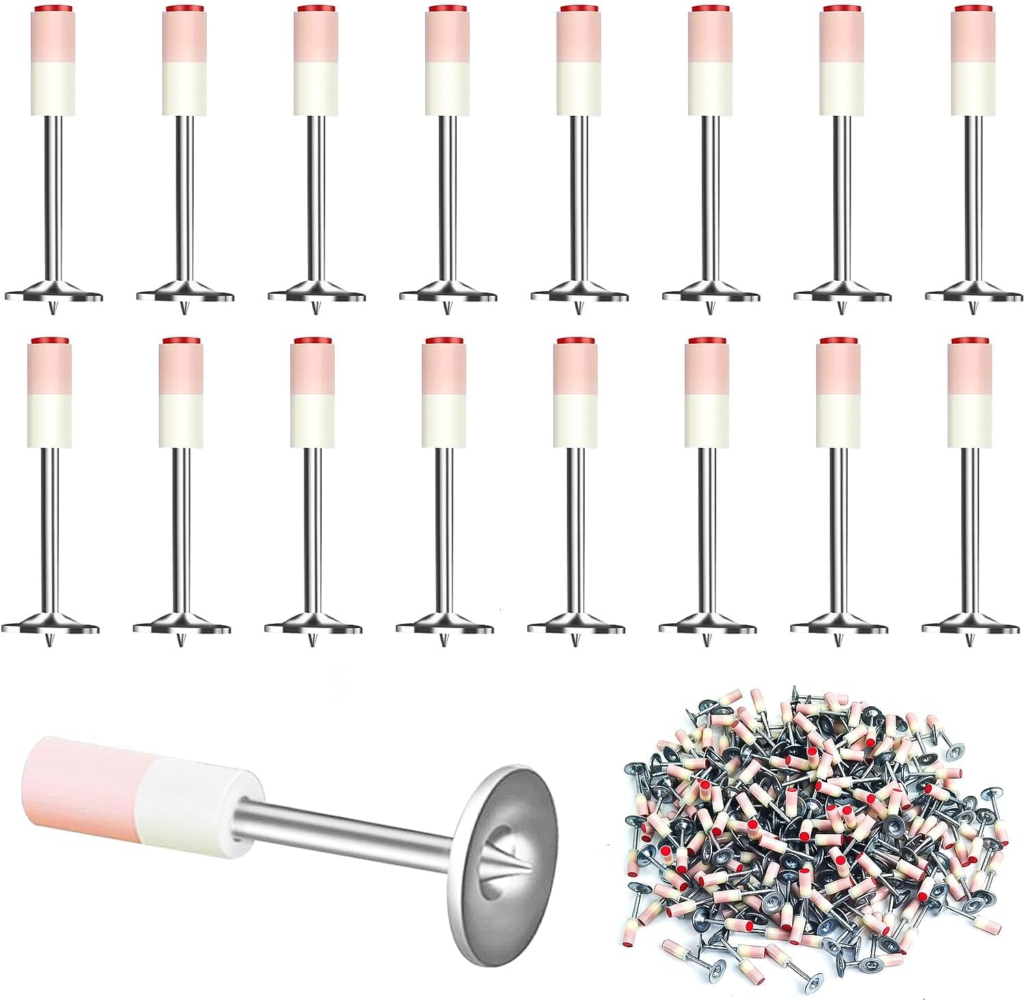 400 Clous Pour Cloueuses Pneumatiques, Cloueuses En Acier De 7,3 Mm, Pour Cloueuses, Cache-câbles, Fixation, Installation Et Réparation