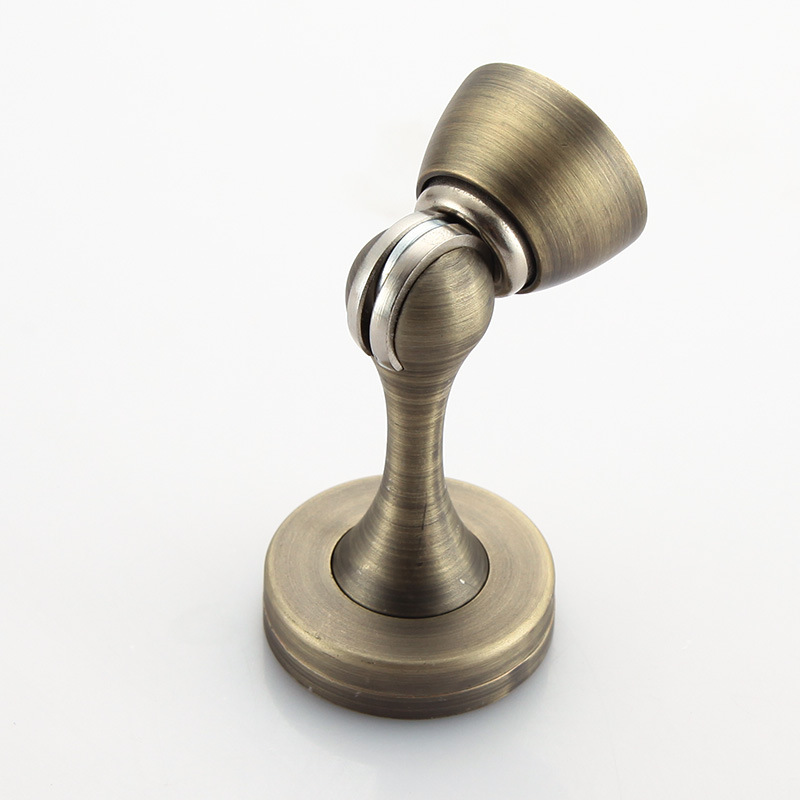Pack Stainless Steel Magnetic Door Stops With Soft Close For Heavy Duty Wall Door Bronze
