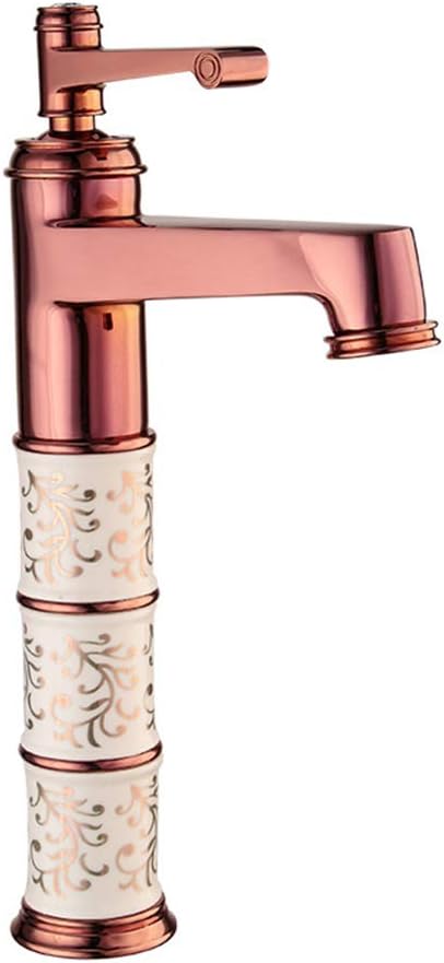 Robinet Salle De Bain, Robinet Lavabo Durable Corps De Cuivre Design Eau Chaude Et Froide Disponible, Convient Pour Salle Bain Lavabo Et Lavabo