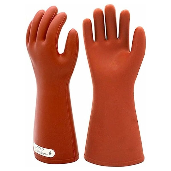 Gants D'Électricien, Gants Isolants En Caoutchouc Haute Tension 12 Kv, Gants De Protection Isolants Épais Et Résistants