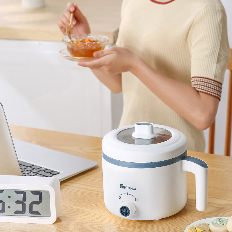 Cuocipasta Elettrico Mini, Pentola Antiaderente, Multifonctionnel