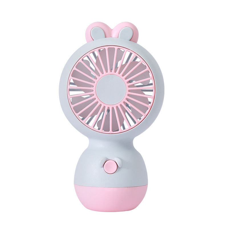 Mini Ventilateur De Bureau Fat Rabbit, Ventilateur Électrique Portable D'Été, Format 14 X 8 X 5,6 Cm.