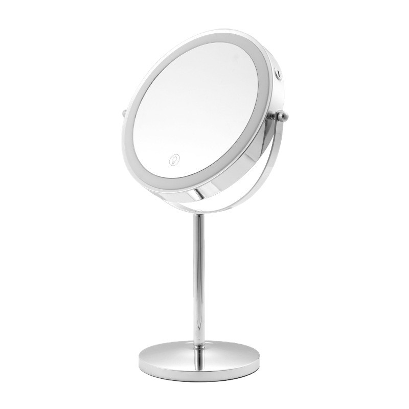 Espejo Maquillaje Con Aumento 10x / 1x, Espejo De Mesa Baño Doble Cara, Giratorio 360° Para Maquillaje, Afeitado, Depilación Cejas Y Cuidado Facial