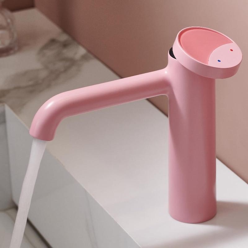 Robinet Mélangeur En Laiton Rose Pour Lavabo, Eau Chaude Et Froide, Trou Unique, Design Élégant Et Moderne