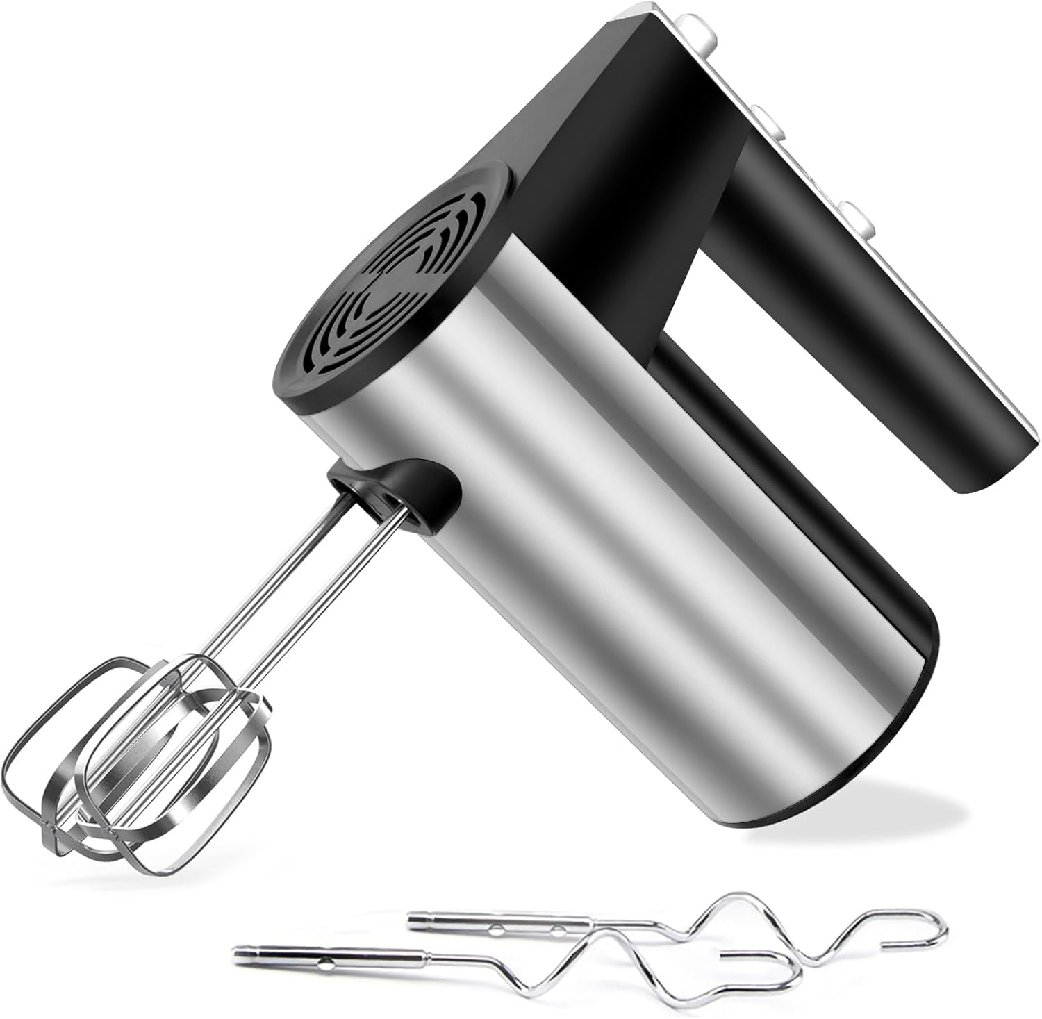 Batteur Électrique À Main, 1000 W, En Acier Inoxydable, Idéal Pour La Pâtisserie, Avec Fonction Turbo/réglage Automatique De La Vitesse, 5 Vitesses.