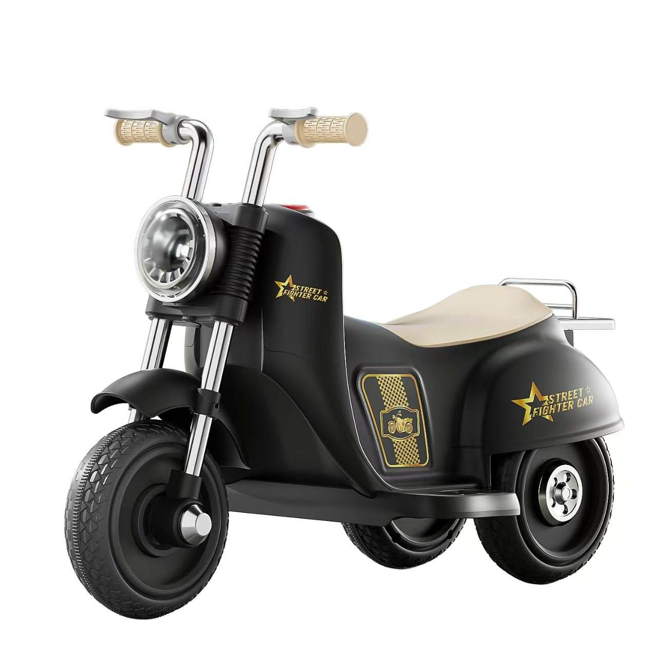 Moto Électrique Pour Enfants 2025, Tricycle Rechargeable, Siège Confortable Pour Jouer En Extérieur