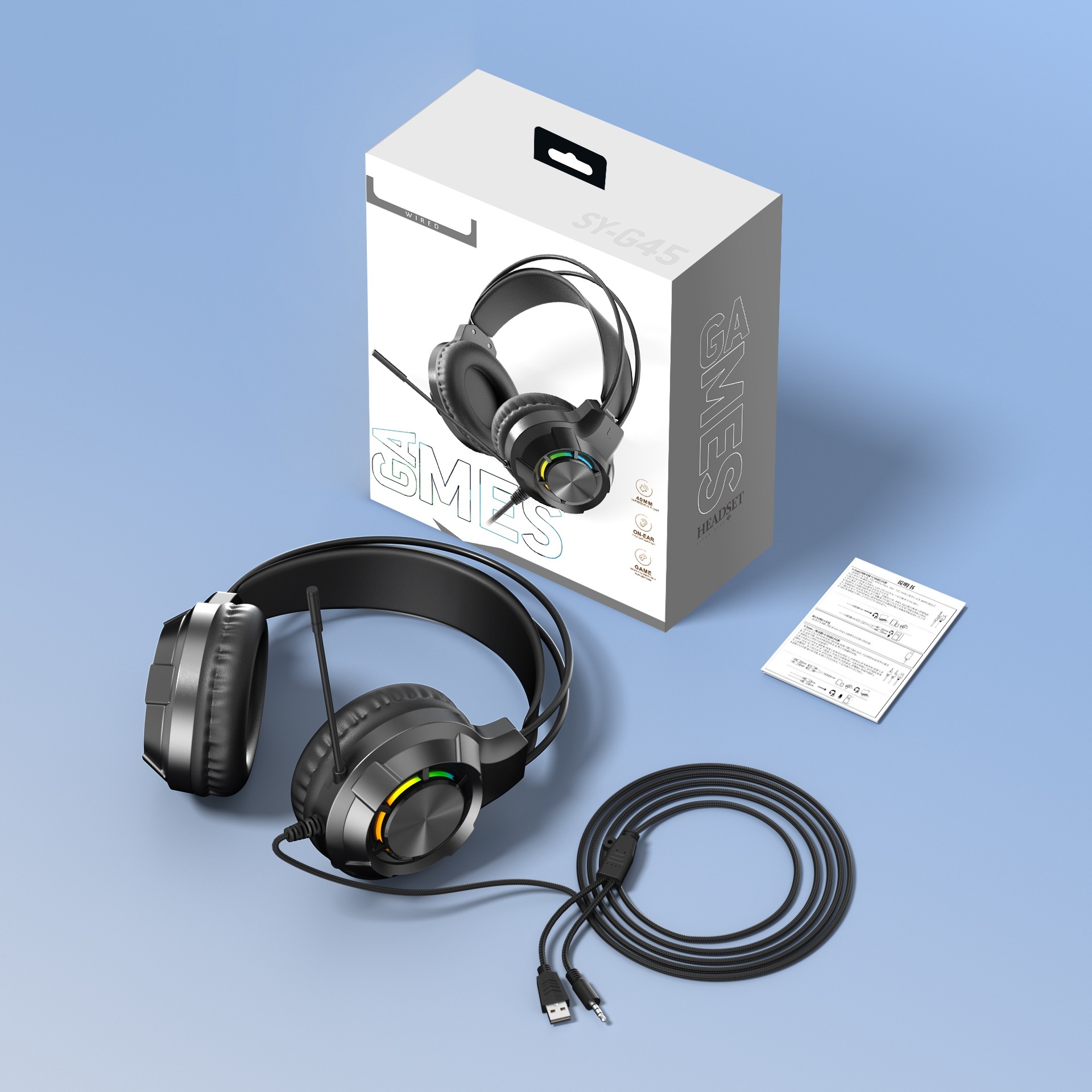 Nouvelle Coque Bluetooth Sans Fil Max P9 Pro, Réduction De Bruit Stéréo Hifi, Haut-parleurs Portables, Microphone Sport