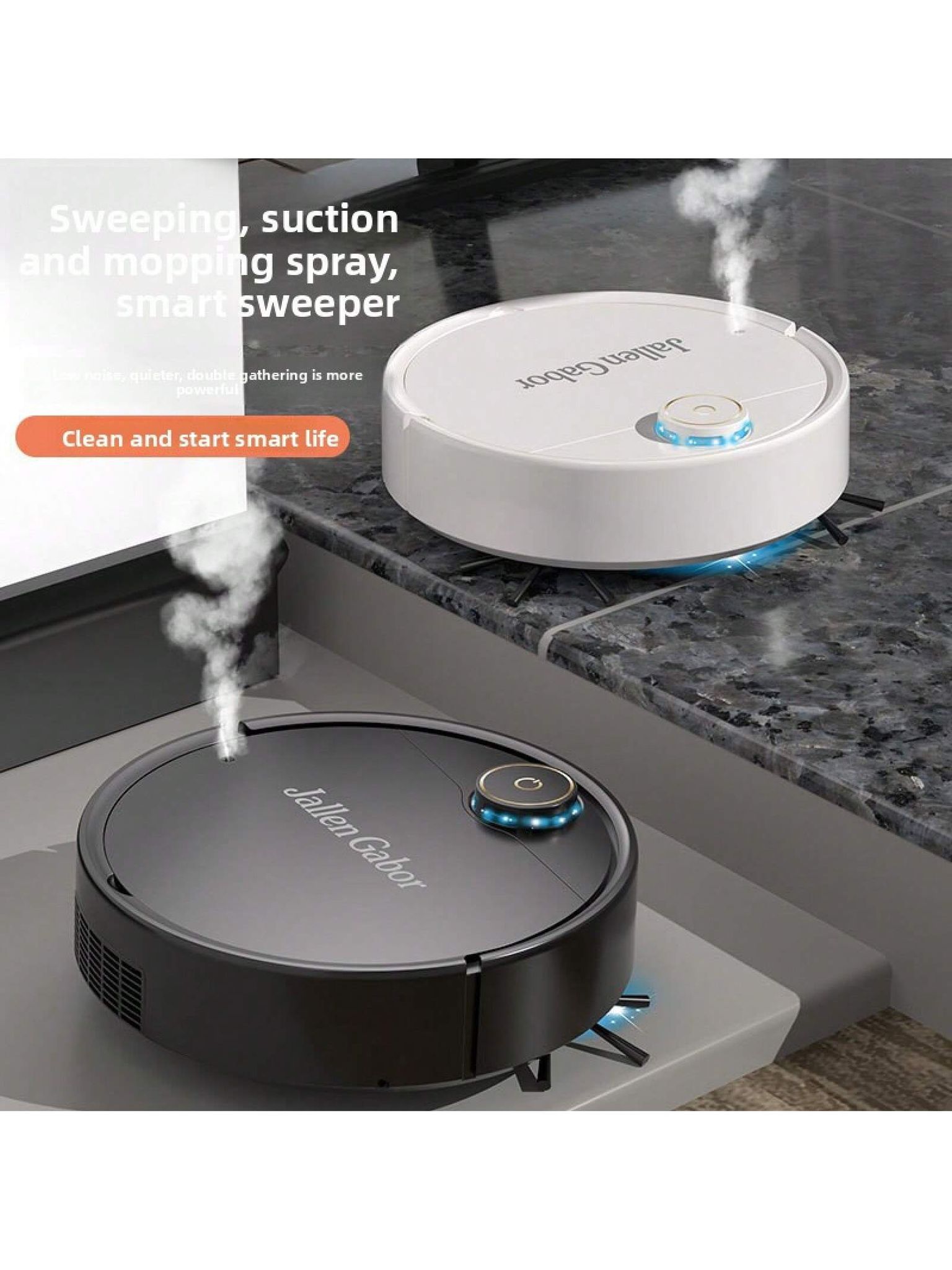 Nouvel Aspirateur Robot Intelligent Et Entièrement Automatique Pour Sols : Aspirateur Pour La Maison, Avec Fonction De Balayage Et De Rinçage Des Sols
