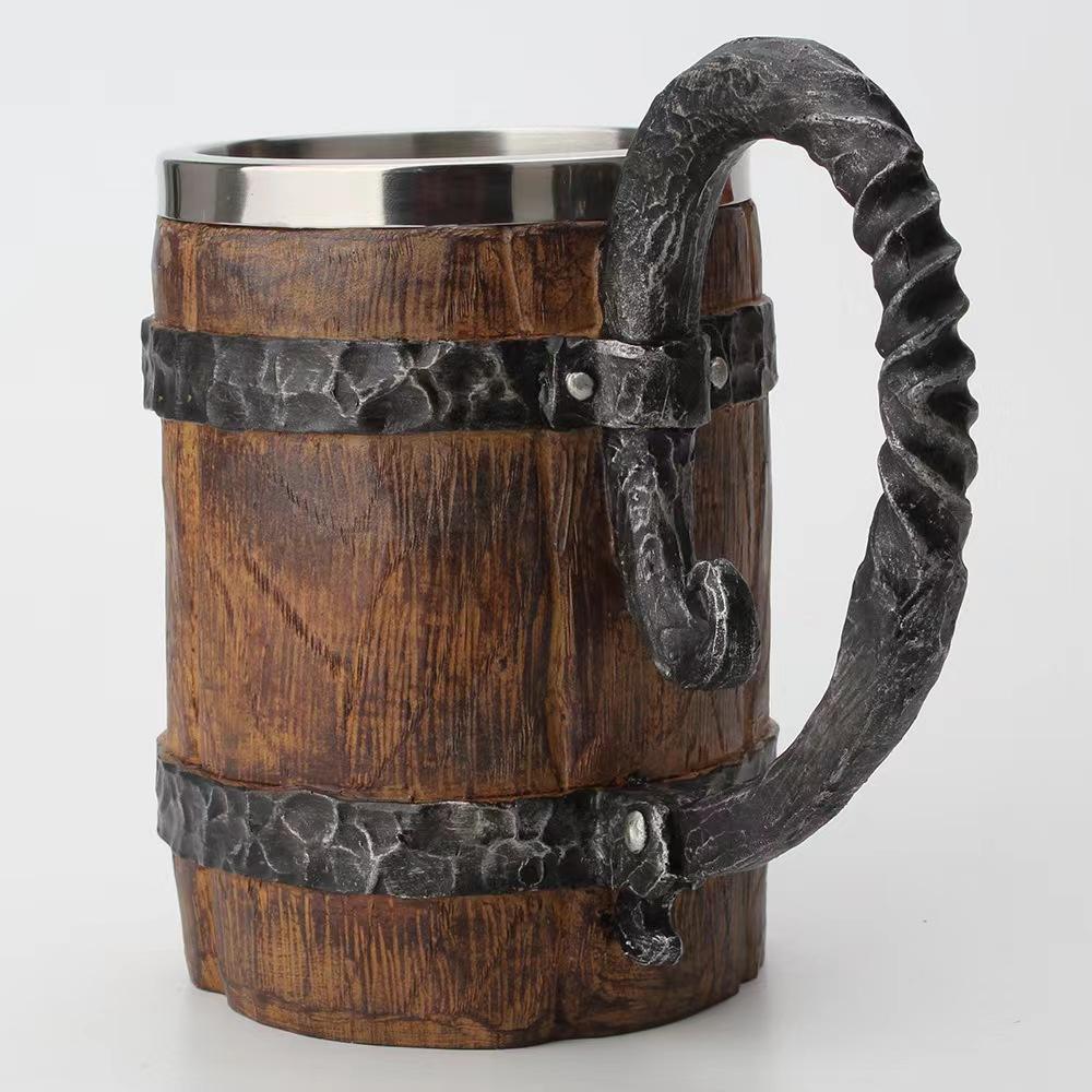 Mug À Bière Bonus De Pâques En Forme De Tonneau, En Acier Inoxydable.