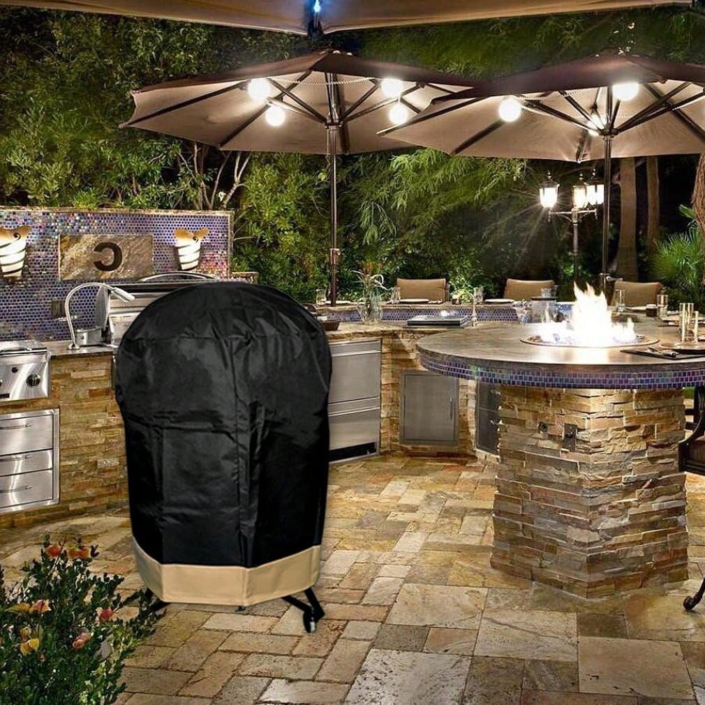 Onlyfire Kamado Housse De Barbecue En Céramique Pour Big Green Egg, Kamado Joe Classic Et Autonomes, Grande Grille, Dôme, Pit Boss K22, Louisiane K22, Coyote Asado, 76,2 Cmx 86,4 Cm