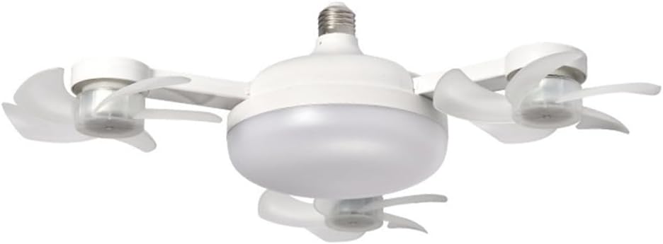 Ventilateur De Plafond Led Avec Télécommande, Luminosité Réglable Et Circulation De L'Air Efficace Pour Un Usage Domestique (trois Têtes)