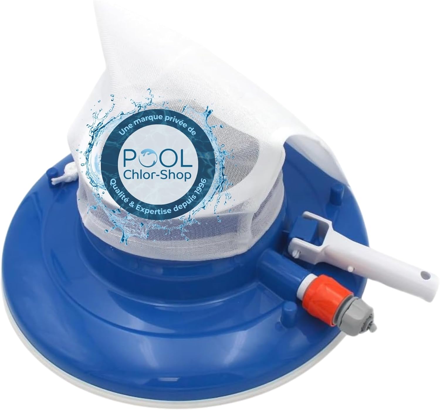 Aspirateur Jet Vac Jumbo I Aspirateur De Piscine De Haute Qualité Selon Le Principe Venturi I À Raccorder Au Tuyau D'Arrosage I Nettoyeur De Piscine Avec Filet Pour Un Nettoyage Optimal