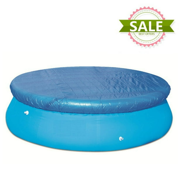 Pool Cover,12-foot Round Easy Set Pool Cover For Frame Pools Inflatable Swimming Pool Cover Fast Set Pool Cover(366cm Diameter)