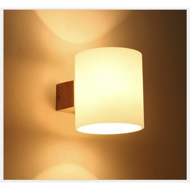 Appliques Murales Modernes Lampe Décorée En Bois Pour Salon Chambre Couloir Escalier