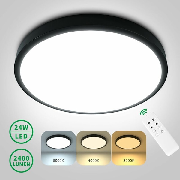 Applique Murale Pour Couloir, Cuisine, Salle De Bain, Balcon, Éclairage Radar, Ø 27 Cm, Lumière Blanche Brillante, 24 Watts, Pour Salon, Couloir