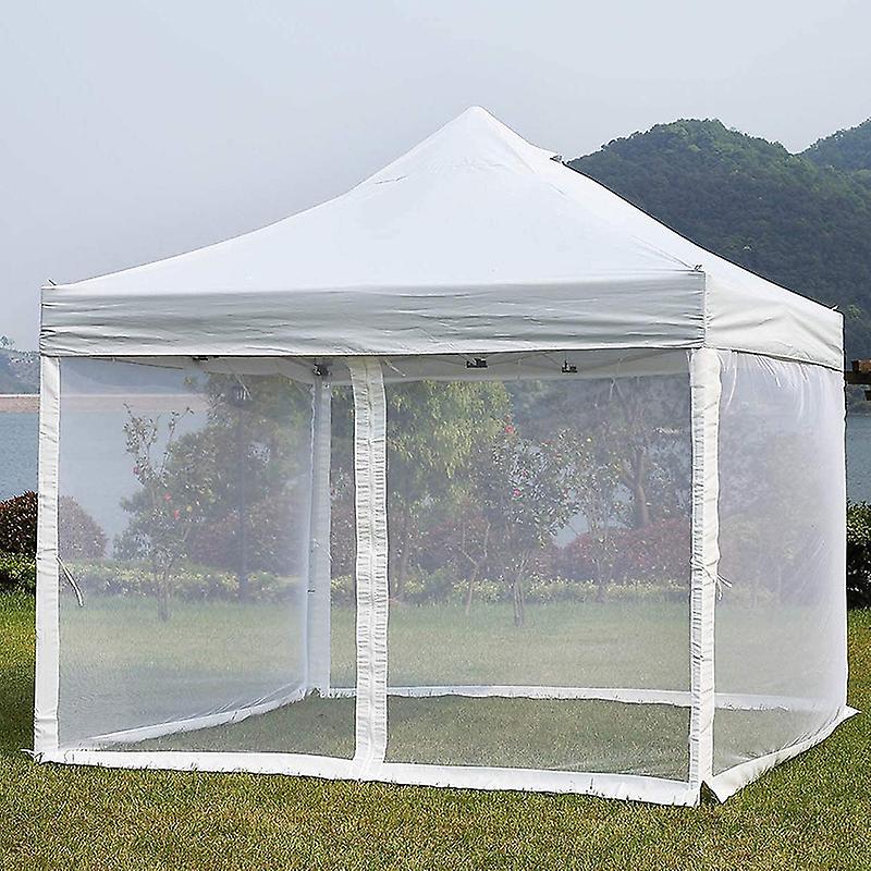 Mosquito Net Pavilion, Against Insects, Bugs, For Outdoors, Party Tent, Gazebo, 2m, Fastener, White