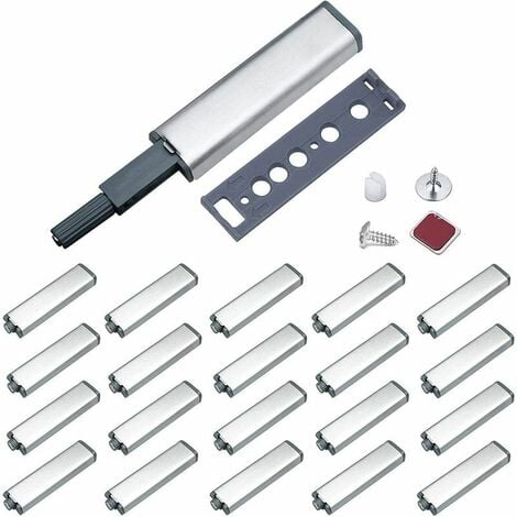 Push To Open Aimant Porte Placard Jiayi Métal Loquet Magnetique Push Open Poussoir Placard Fermeture Magnétiques Pour Armoire Systeme Push To Open Amortisseur Tiroir