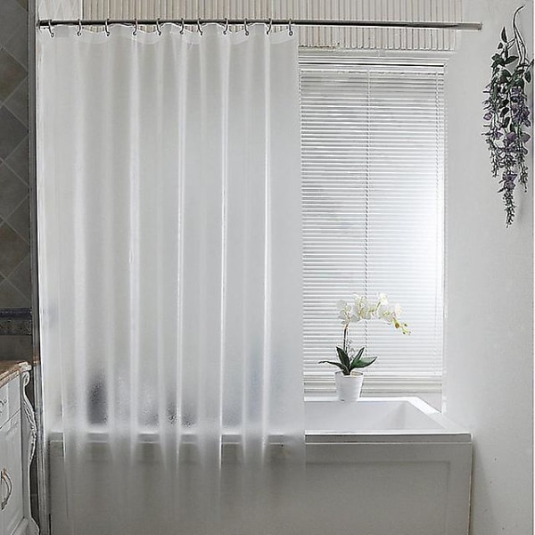 Genomskinlig Duschdraperi, Livsmedelsklassat Eva Miljöskyddsmaterial, Vattentät Och Form , 120 180 Cm 200x200cm