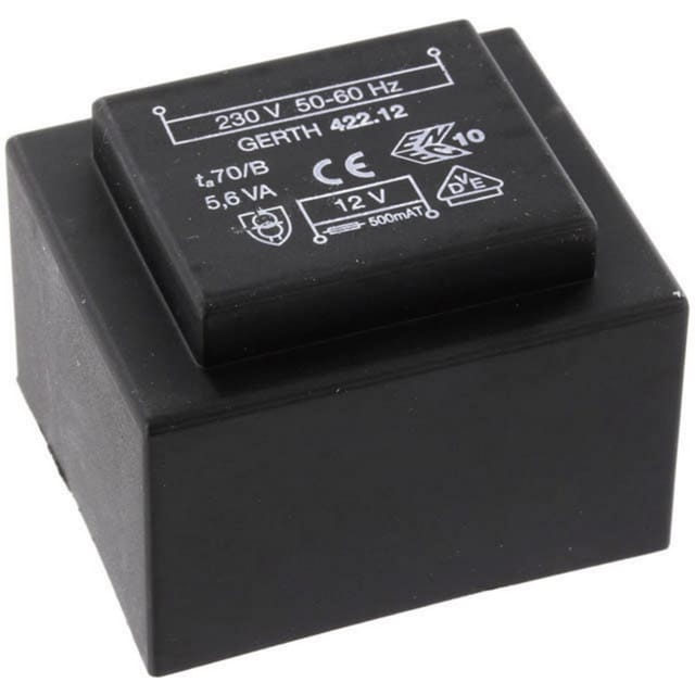 PTB424802 Printtransformator 1 x 230 v 2 x 24 v/ac 5.60 va 116 mA - Gerth