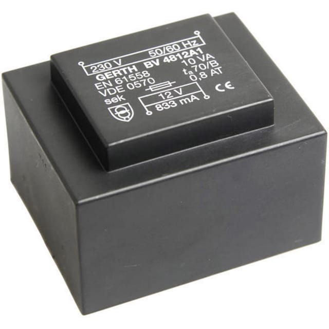 PT483002 Printtransformator 1 x 230 v 2 x 15 v/ac 10 va 333 mA - Gerth