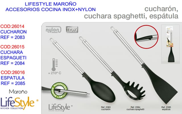 Lifestyle Maro Küchenkelle aus Edelstahl und Nylon 2083