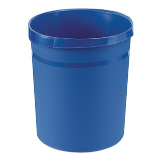 Papierkorb GRIP 31,2 x 35 cm (D. x H) 18l Polypropylen Farbe: blau 1 Sortierfach