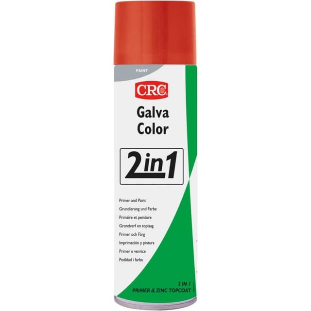 20566-AD galvacolor Korrosionsschutz-Lack mit Zweifach-Wirkung Feuerrot ral 3000 500 ml - CRC