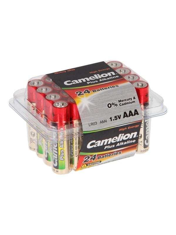 Micro-Batterie, Plus-Alkaline, LR03, 24 Stück - Camelion