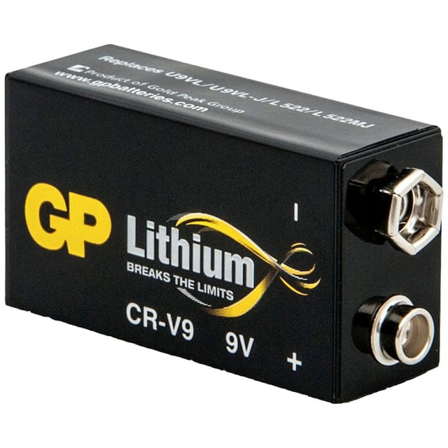 Gp Batteries - GPCR9VSTD565C1 9 v Block-Batterie Lithium 800 mAh 9 v 1 St.