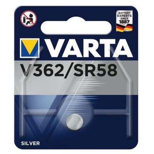 Varta - Knopfzelle 362 1.55 v 1 St. 21 mAh Silberoxid silver Coin V362/SR58 Bli 1