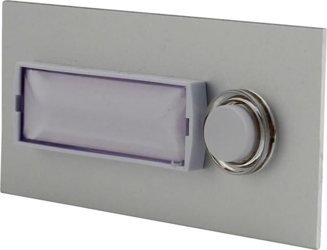 Friedland Klingel-Taster 1-fach Unterputz mit Licht Alu Taster