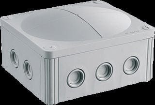 Wiska - 10101459 Abzweigkasten (l x b x h) 160 x 140 x 81 mm Grau IP66/IP67 1 St.