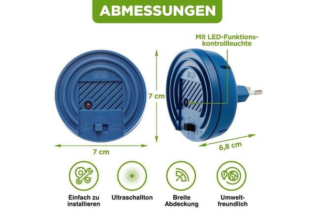 Nedis - Ultraschall schadlingsvernichter 230 v