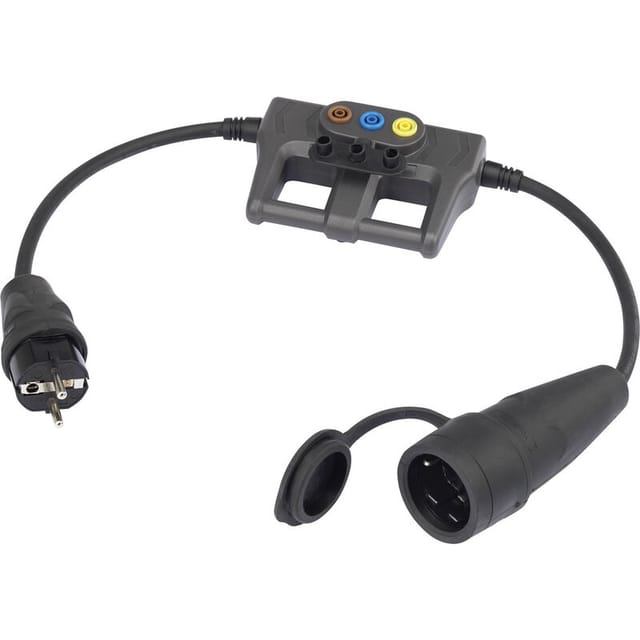 Voltcraft - DLA-1L 16 Messadapter Schutzkontakt 16 a - Schutzkontakt 16 a