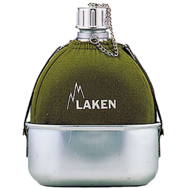 Laken 1L klassische Aluminium-Feldflasche mit Marmite 112
