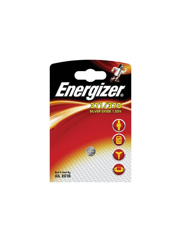 Energizer - Knopfzelle 371 1.55 v 1 St. 34 mAh Silberoxid SR69